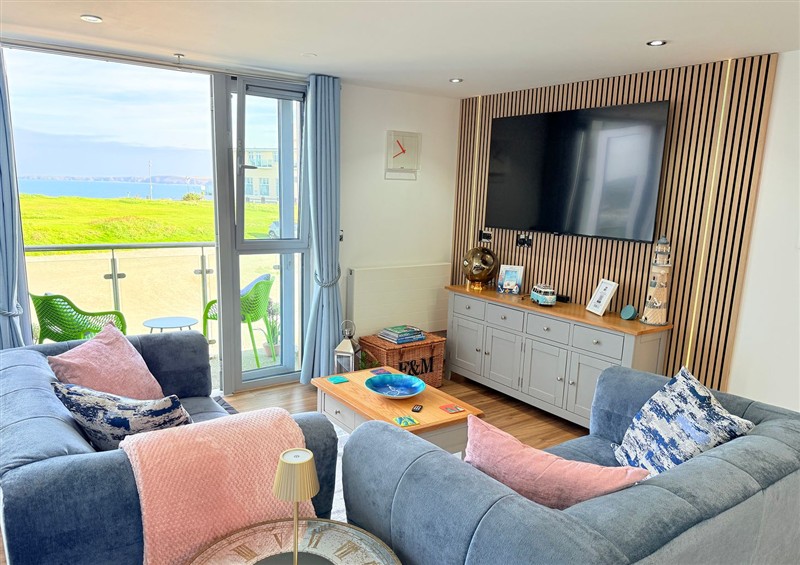 Enjoy the living room at Penthouse @46Zinc - Headland View, Newquay