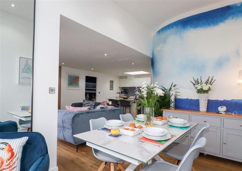 The living room at Penthouse @46Zinc - Headland View, Newquay