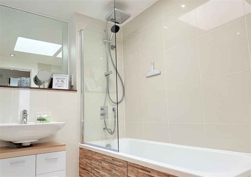 This is the bathroom at Penthouse @46Zinc - Headland View, Newquay