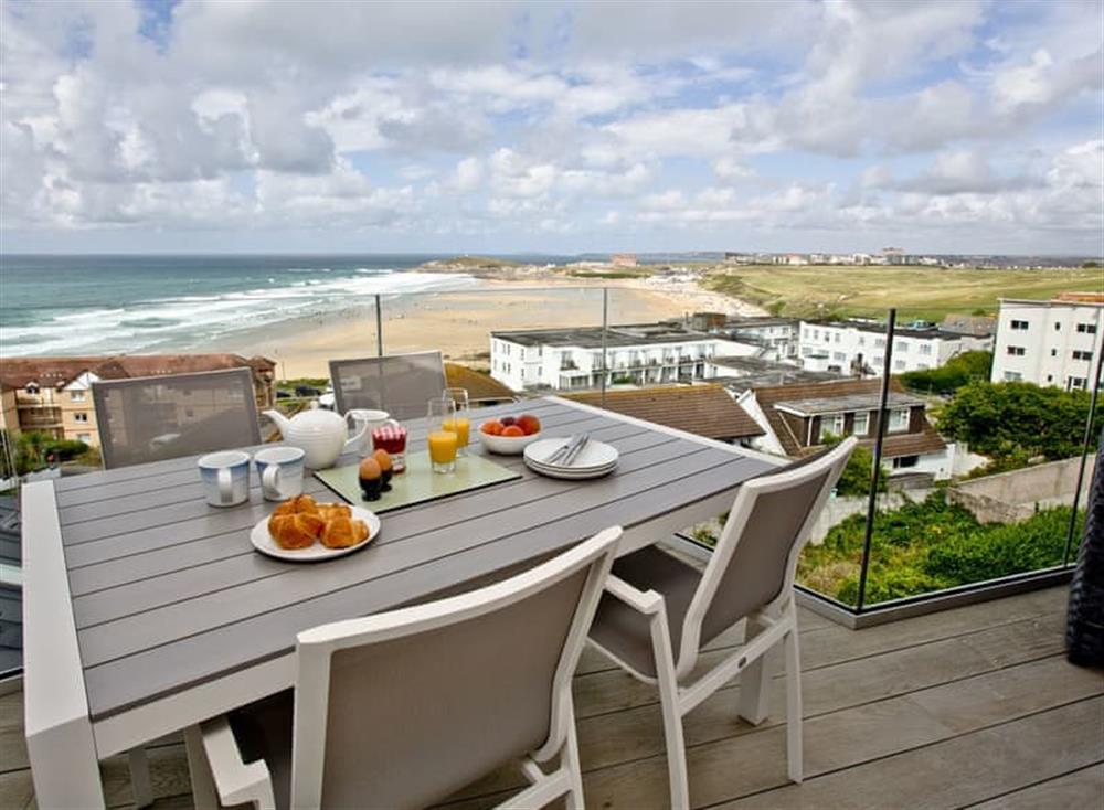 Terrace at Penthouse at Fistral in , Newquay