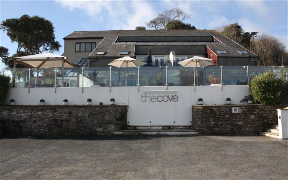 If you fancy dining out one evening, The Cove Restaurant is just down a flight of stairs. at Penthouse in Maenporth