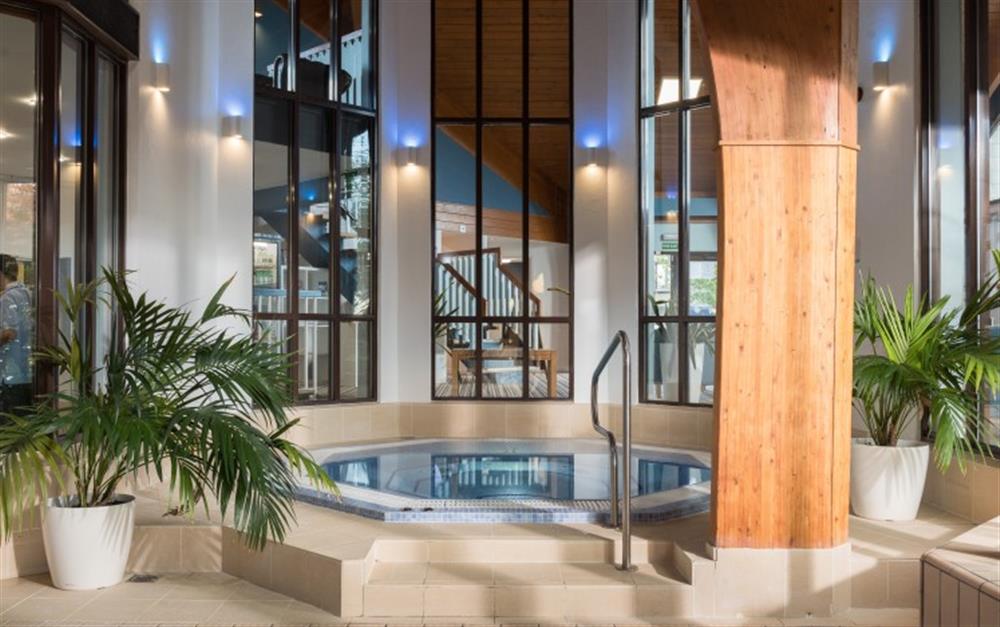 Relax in the Jacuzzi for an hour, after all, you're on holiday! at Penthouse in Maenporth