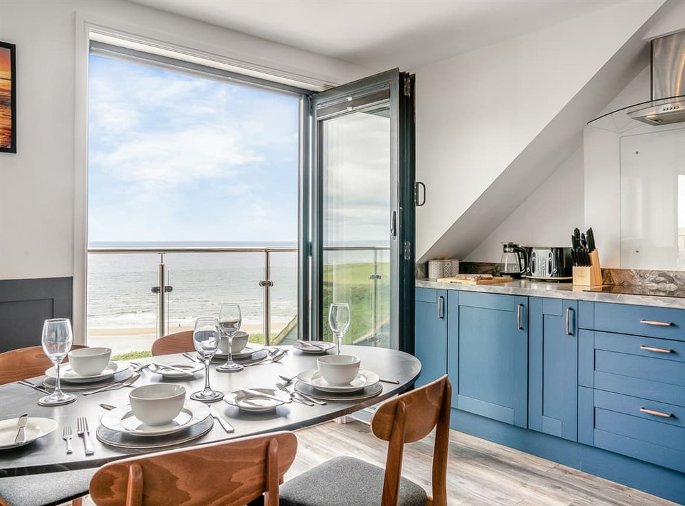 Kitchen/diner at Penthouse North in Saltburn-By-The-Sea, Cleveland
