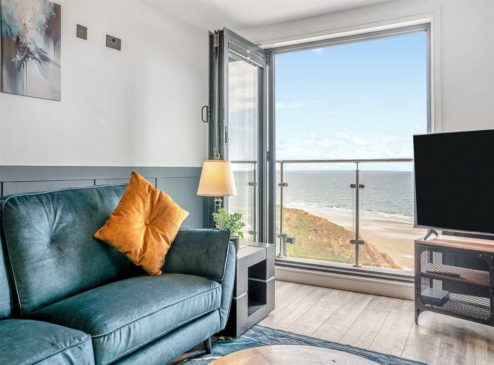 Living area at Penthouse North in Saltburn-By-The-Sea, Cleveland