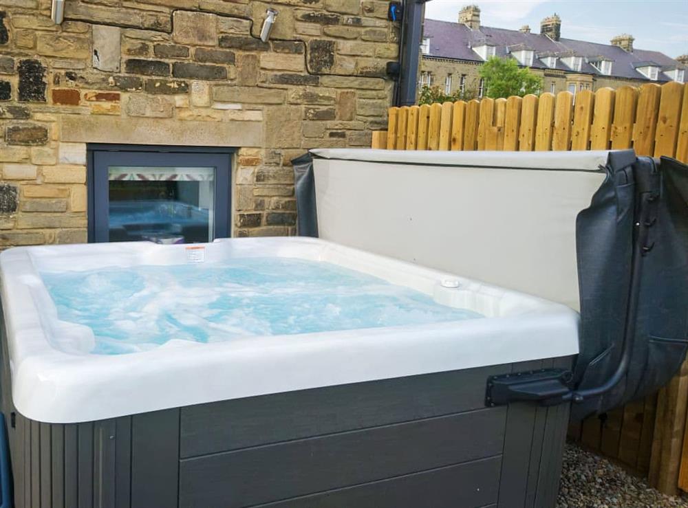 Inviting hot tub at Penthwaite in Leyburn, North Yorkshire