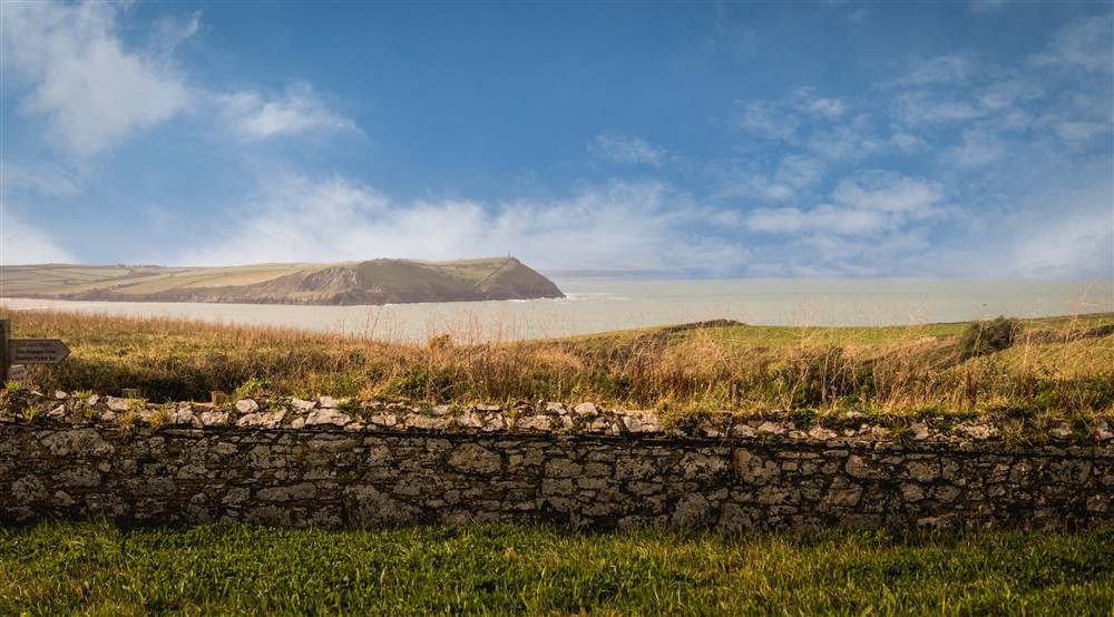 The area surrounding Pentire Head Farmhouse, Cornwall at Pentire Head Farmhouse in Polzeath, Cornwall