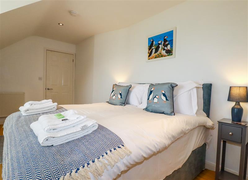 One of the bedrooms at Pentire Reach, Crantock