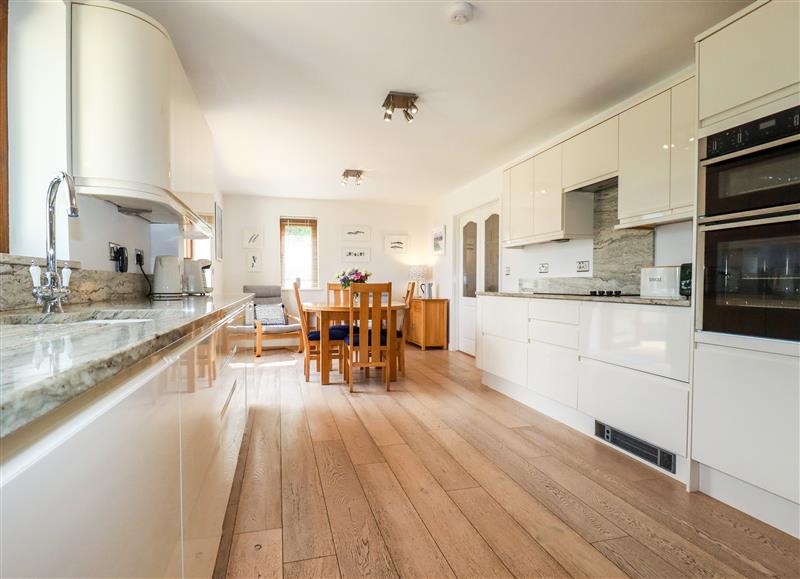This is the kitchen at Pentire Reach, Crantock