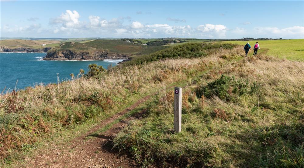 The South West Coast Path at Pentireglaze East Cottage in Wadebridge, Cornwall