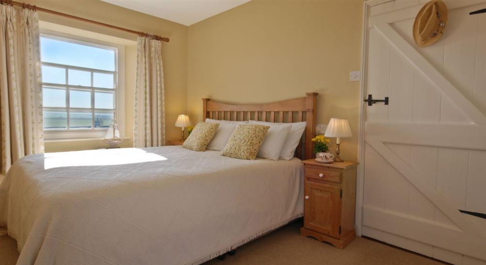 The double bedroom at Pentireglaze West Cottage in Polzeath, Cornwall