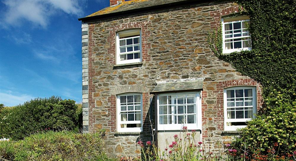 The exterior of West Cottage, Polzeath, Cornwall