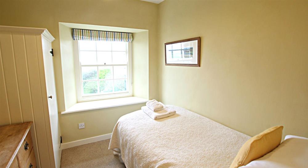 The single bedroom at Pentireglaze West Cottage in Polzeath, Cornwall