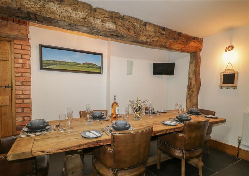The dining room at Pentre Barn, Llantilio Pertholey near Mardy