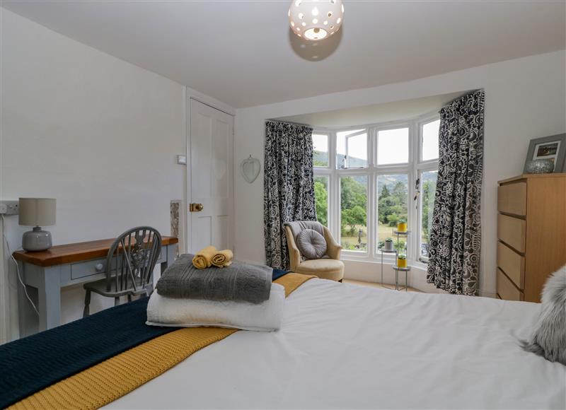 One of the bedrooms at Pentre Court Cottage, Abergavenny