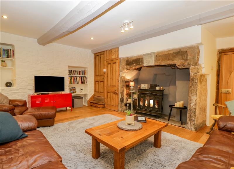 The living room at Pentre Court Cottage, Abergavenny