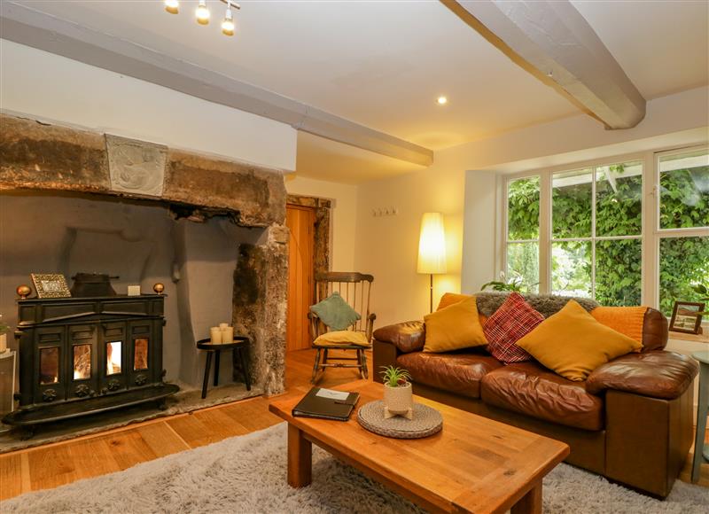 This is the living room at Pentre Court Cottage, Abergavenny