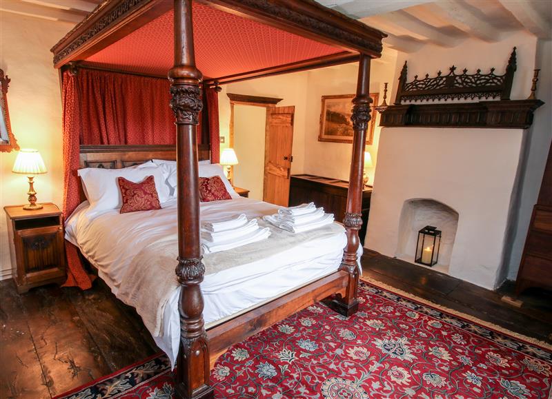 This is a bedroom at Pentre Hall, Bronygarth near Chirk