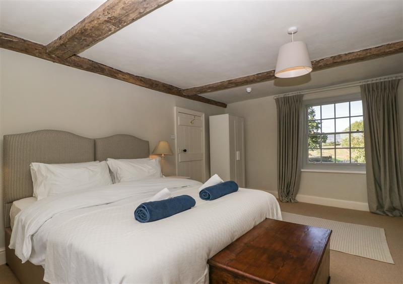 One of the bedrooms at Pentwyn Farm, Abergavenny