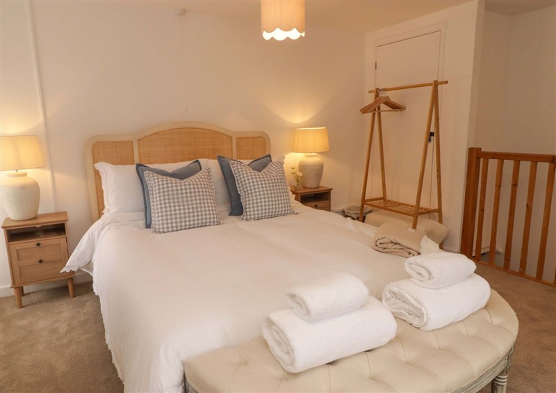 One of the bedrooms at Pentwyn, Solva