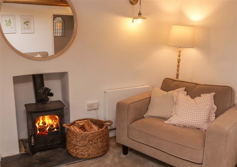 The living room at Pentwyn, Solva