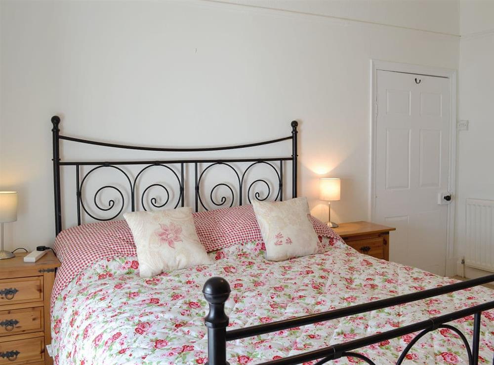Comfy double bedroom at Penwig Isaf in New Quay, Ceredigion, Dyfed