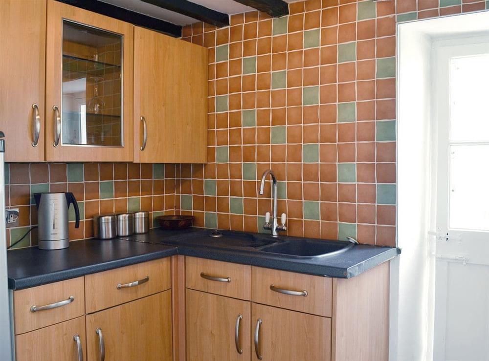 Well presented kitchen at Penwig Isaf in New Quay, Ceredigion, Dyfed