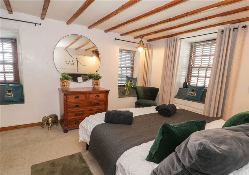 One of the bedrooms at Penygrisiau, Barmouth
