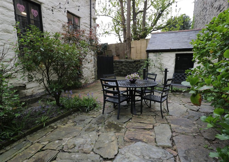 The garden in Penygrisiau at Penygrisiau, Barmouth