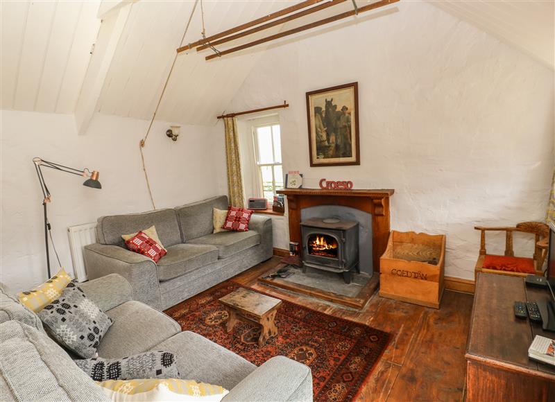 Inside Penyrallt Fach Cottage