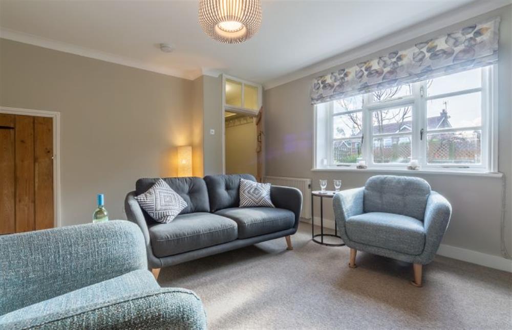 Ground floor: Sitting room with view of the front garden at Peony Cottage, Helhoughton  near Fakenham