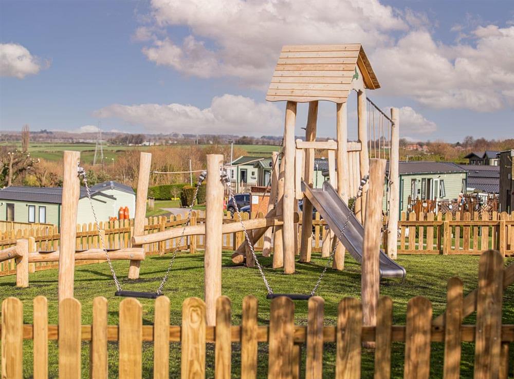 Children’s play area at Pepper Pot Lodge in Knaresborough, North Yorkshire