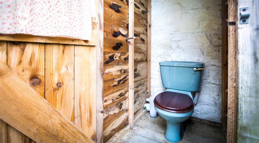 The toilet at Peppercombe Bothy in Bideford, Devon