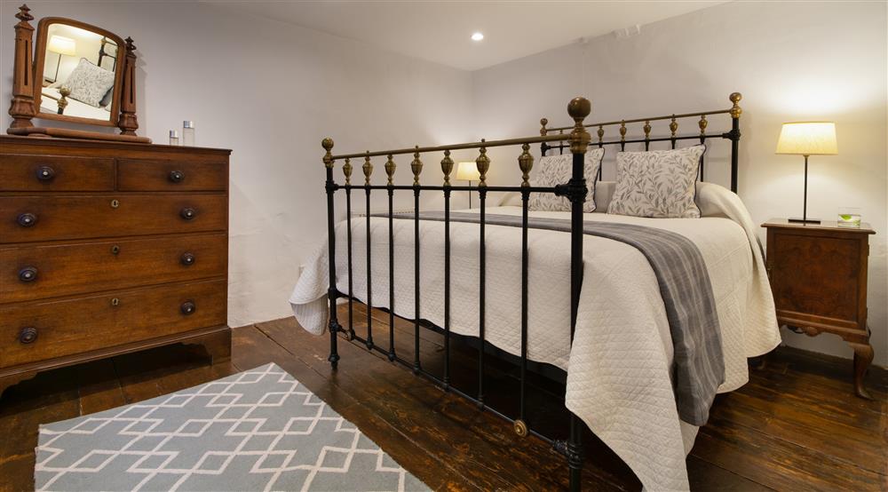 The double bedroom at Peppercombe Coastguard Cottage 1 in Nr. Bideford, Devon