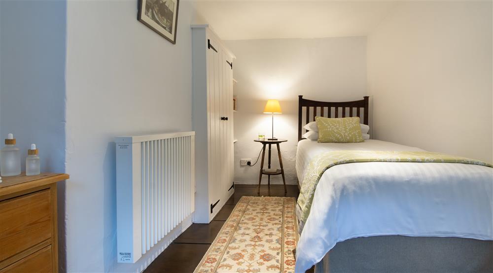 The single bedroom at Peppercombe Coastguard Cottage 2 in Nr. Bideford, Devon