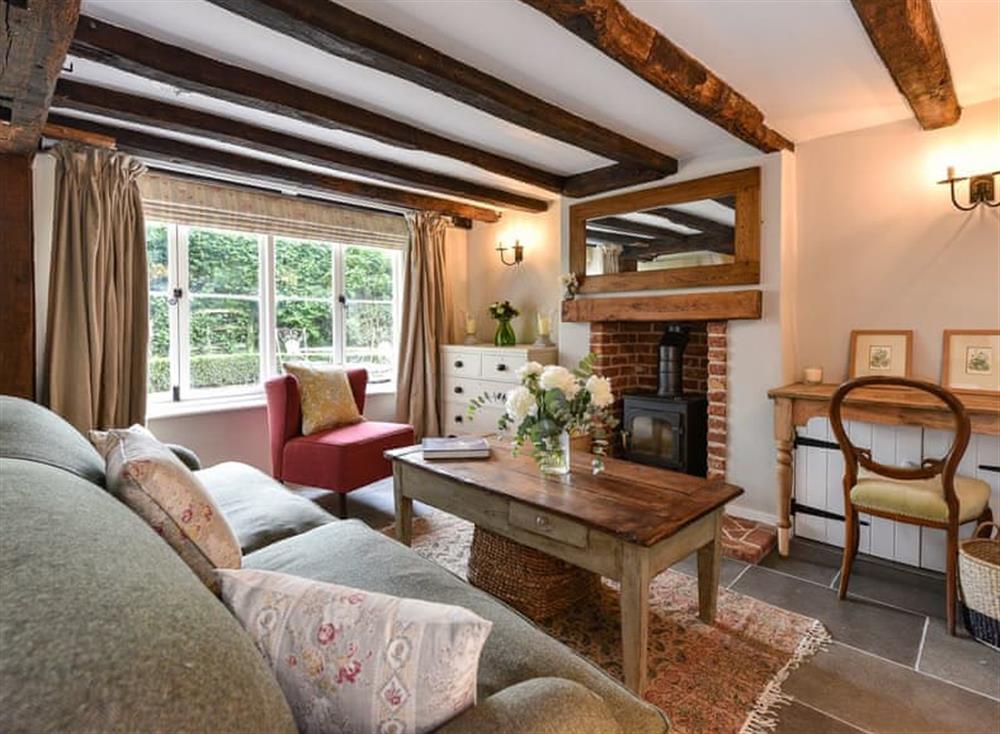 Living area at Peppercorn Cottage in Cheriton, Hampshire