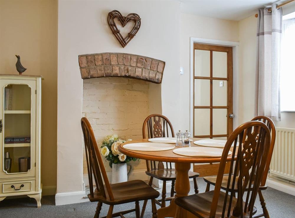 Dining Area at Peppercorn Cottage in Enderby, Leicestershire
