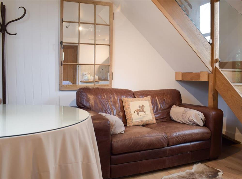 Open plan living space at Pepperpot Lodge in Baschurch, near Shrewsbury, Shropshire