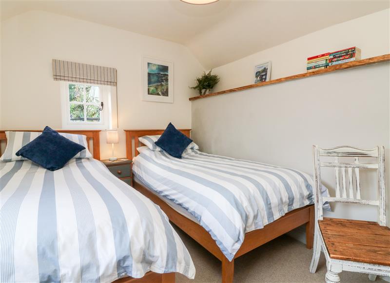 This is a bedroom at Peppers Cottage, Appledore