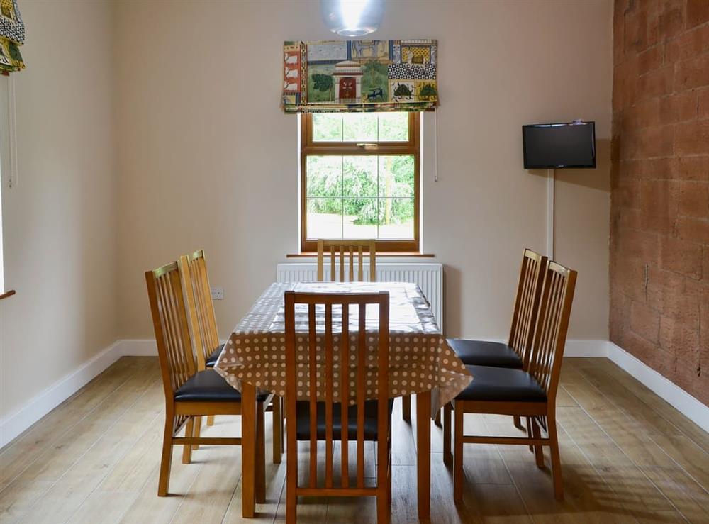 Dining room at Perch Hall Cottage in Johnston Bridge, near Lockerbie, Dumfries and Galloway, Dumfriesshire