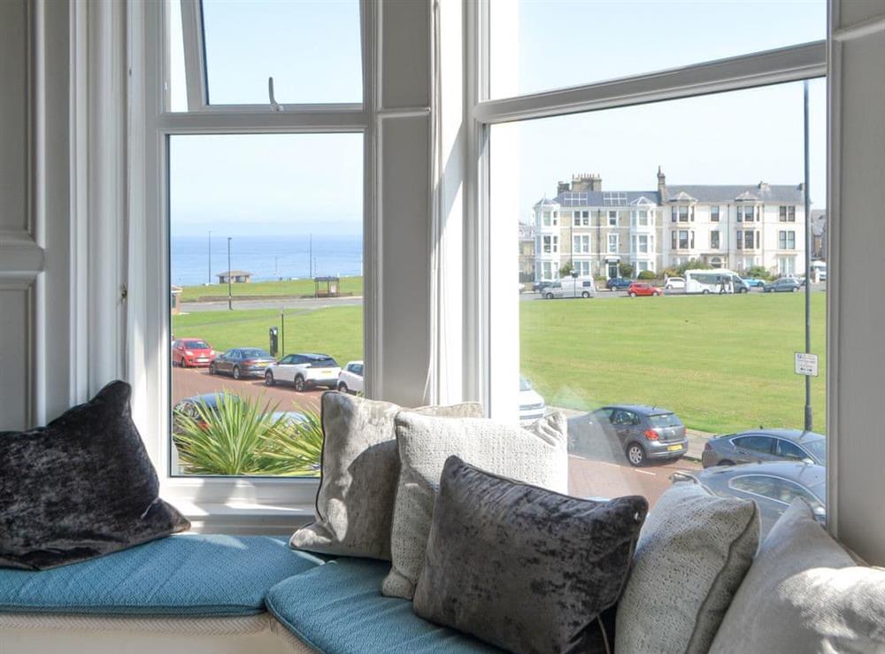 Window seat at Percy Park Apartment in Tynemouth, Tyne and Wear