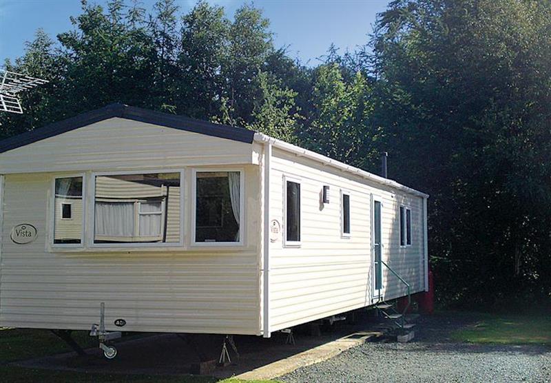 Typical Cheviot Caravan at Percy Wood Country Retreat in Northumberland, North of England