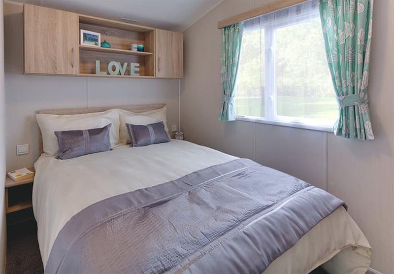 Double bedroom in the Gold 2 at Percy Wood Golf and Country Park in Morpeth, Northumberland