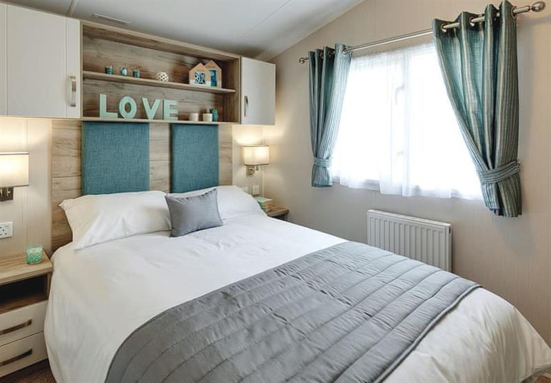 Double bedroom in the Platinum 2 at Percy Wood Golf and Country Park in Morpeth, Northumberland