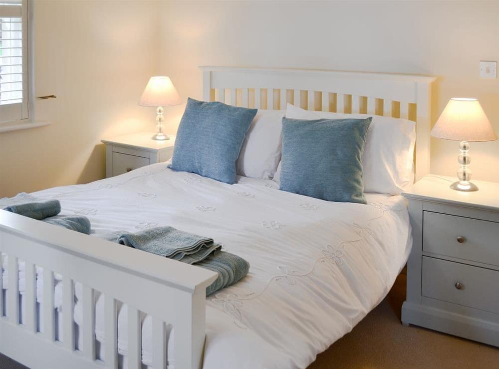 Comfortable double bedroom at Percys Place in Alnwick, Northumberland, England
