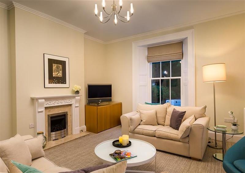 This is the living room at Peregrin at Stonecliffe, Bowness-On-Windermere