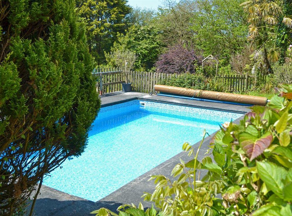 Impressive heated pool (shared with Owner and other properties on-site) at Stable Cottage, 