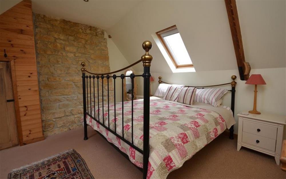 The top floor has a large double bedroom at Perhay Cottage in Bridport
