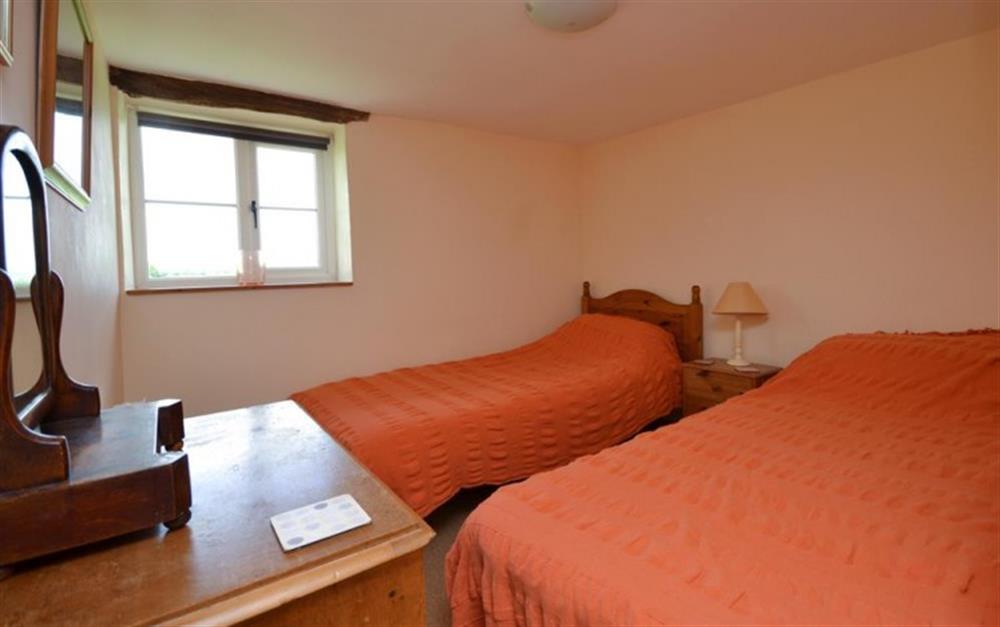 The twin Room at Perhay Cottage in Bridport