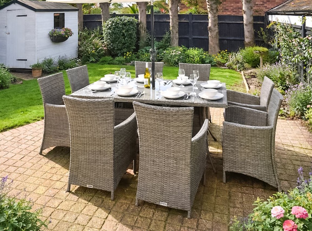Outdoor at Periwinkle Cottage in Winterton-on-Sea, Norfolk