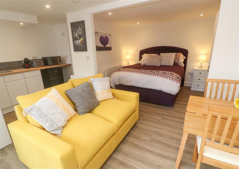 One of the bedrooms at Perran Pearl B, Perranporth